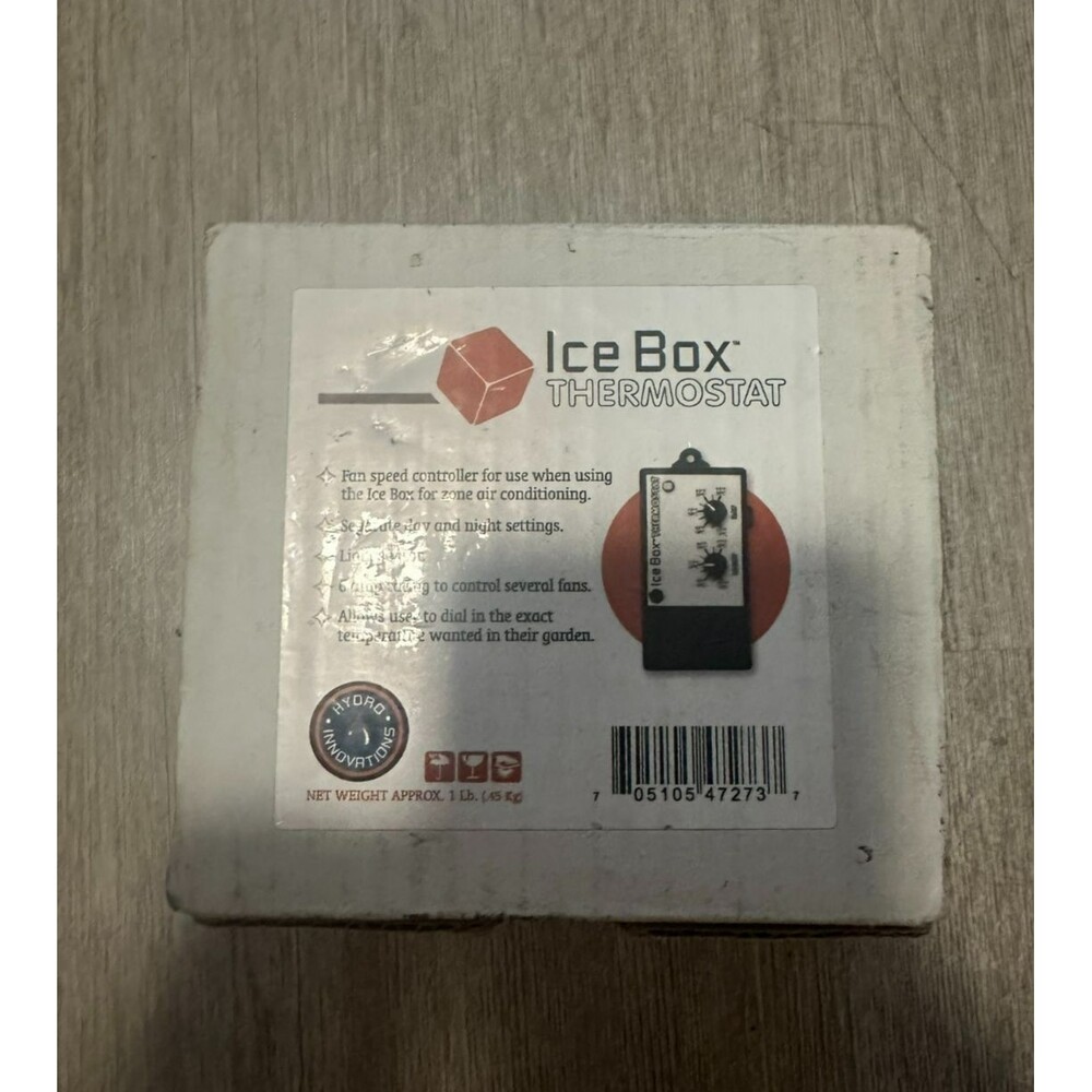 Ice Box Thermostat - control fans, lights w/ temp settings - Greenhouse Garden